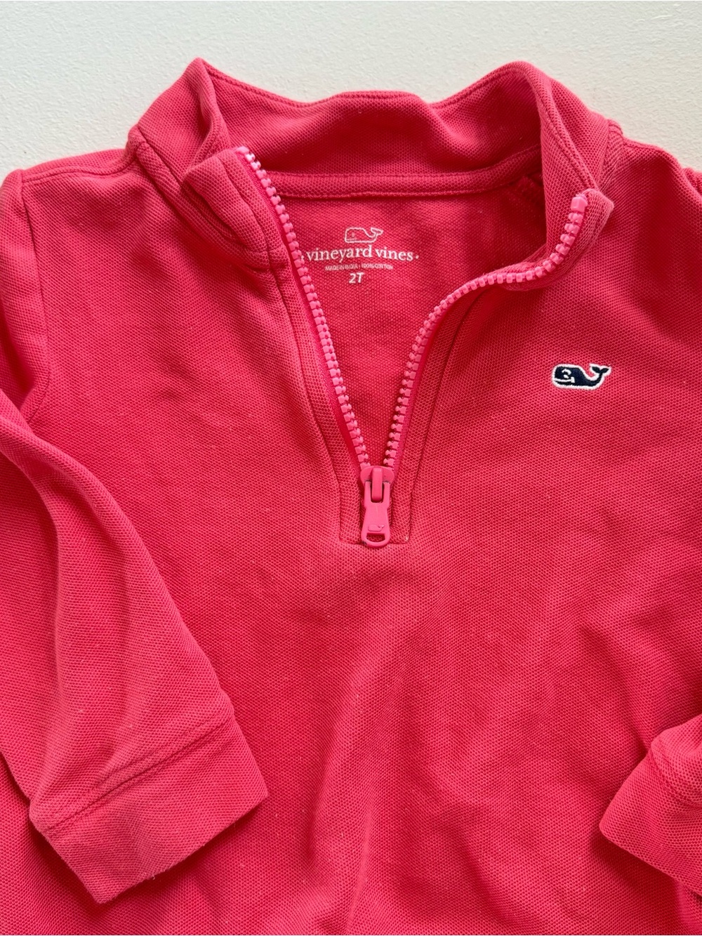 2T vineyard vines quarter zip
